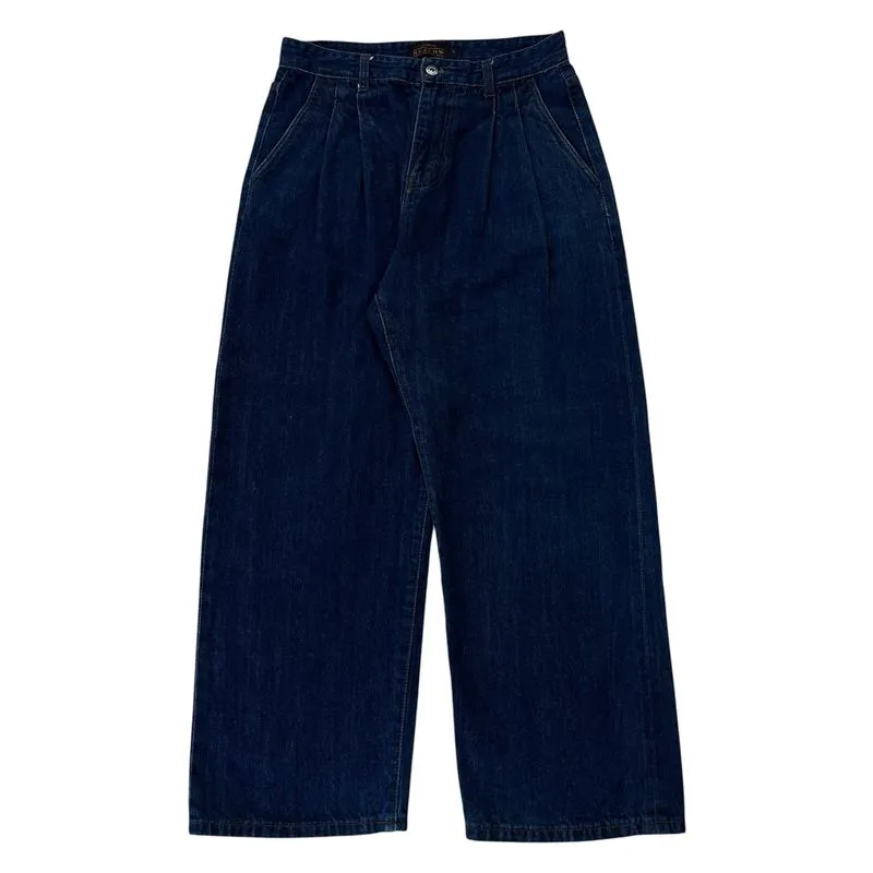 Beslow Wide Denim Indigo Pants photo 1