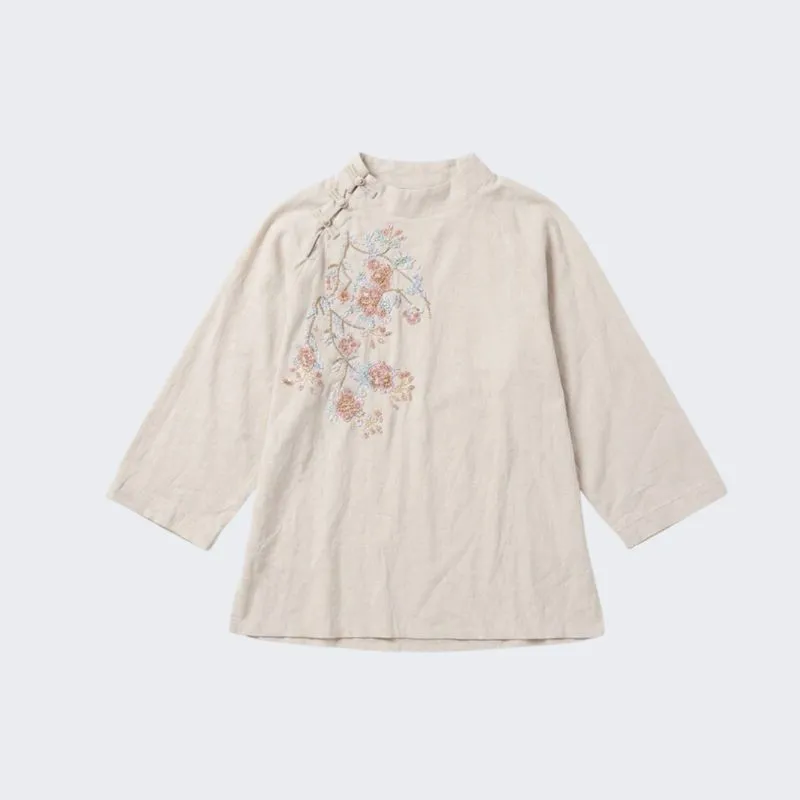 Cheongsam qipau cream  photo 1