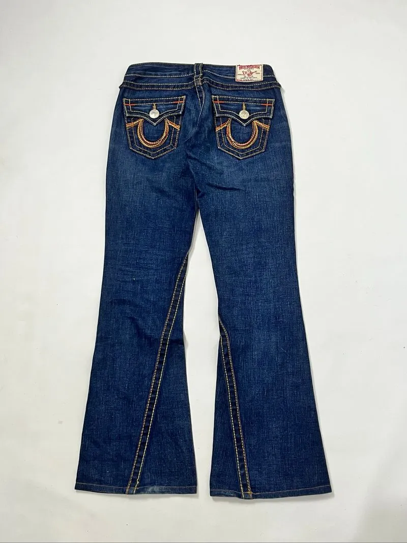 True religion rainbow joey low rise photo 1