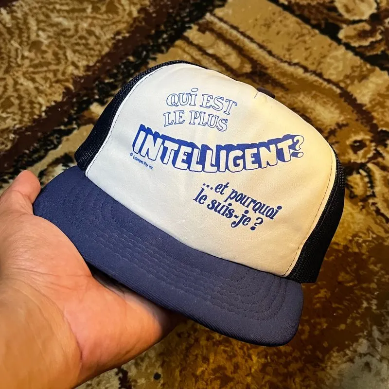 TRUCKER HAT BY YOUNG AN "INTELLIGENT" photo 1
