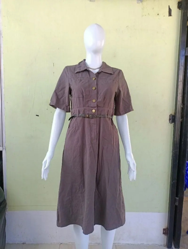 DRESS BUSUI COKLAT MEWAH photo 1
