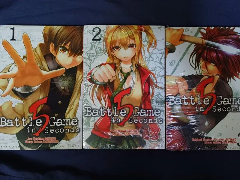 Manga Battle Game in 5 Seconds Volume 1, 2, dan 3 photo 1