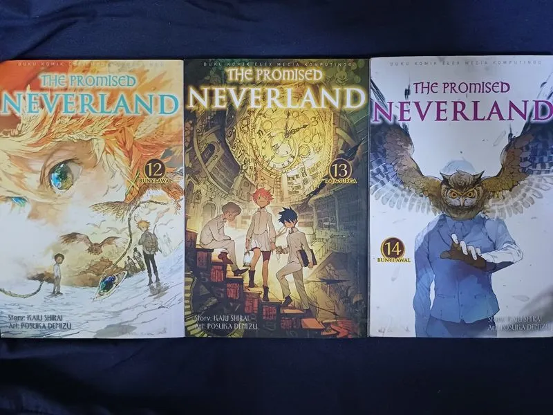 The Promise Neverland Manga Vol. 12, 13 dan 14.  photo 1