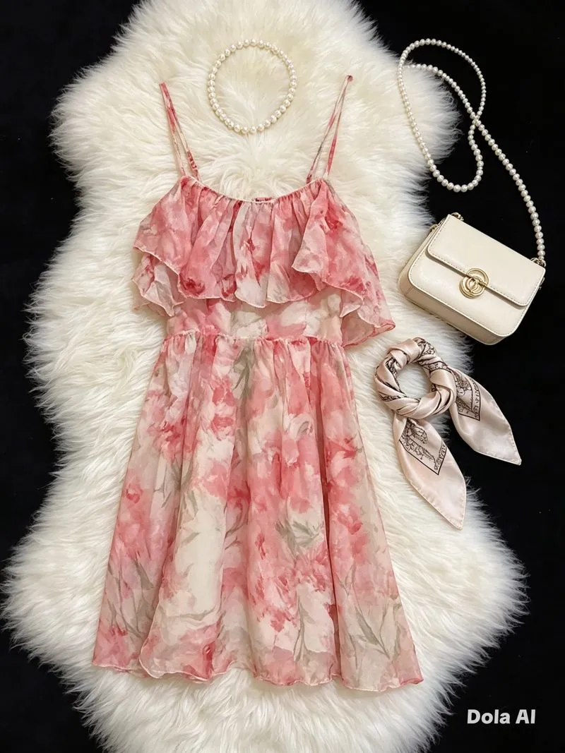 Dress mini model tali bahu photo 1