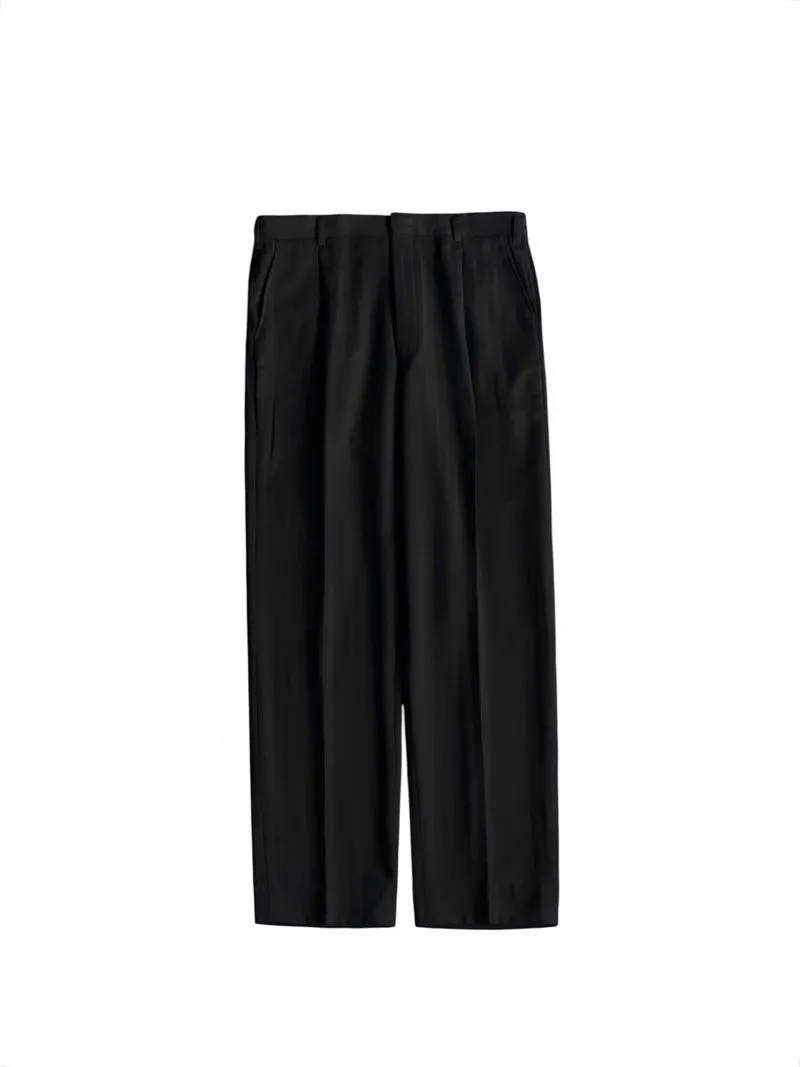 G’Major mono pinstripes tailored trousers black regular stra photo 1