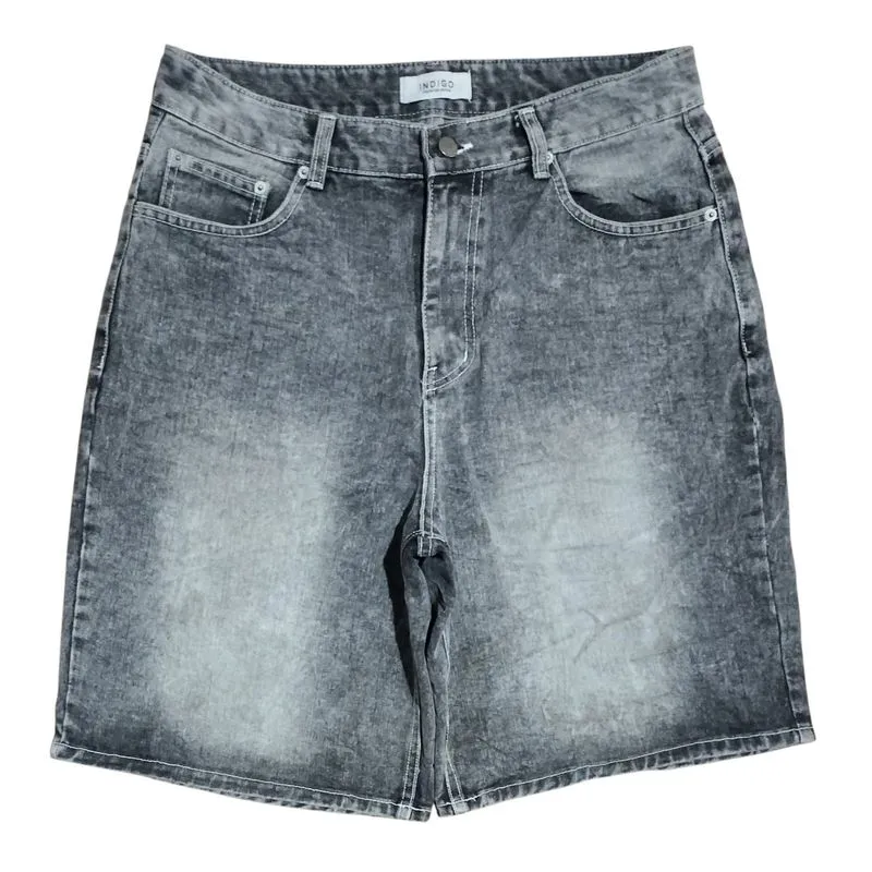 Shortpants Jorts Denim INDIGO Celana Pendek Jeans - Size 34 photo 1