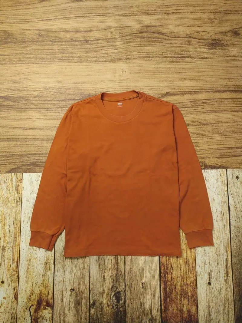 Uniqlo Soft Brushed Cotton Long Sleeve Shirt photo 1