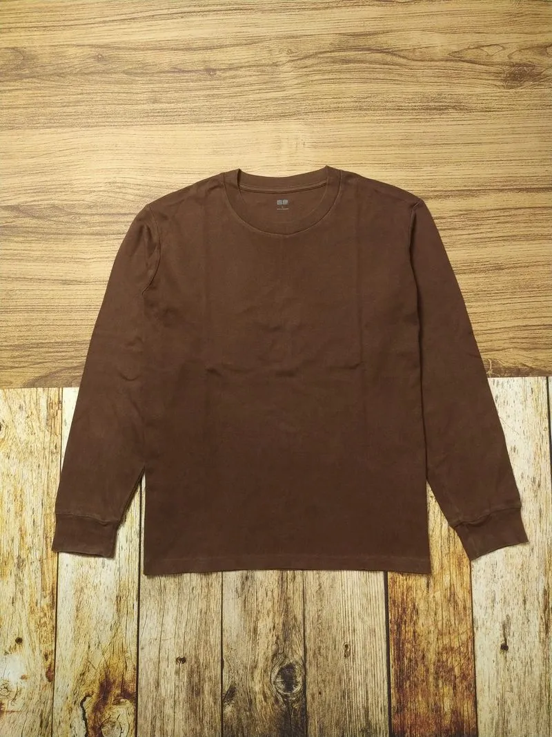 Uniqlo Soft Brushed Cotton Long Sleeve Shirt photo 1