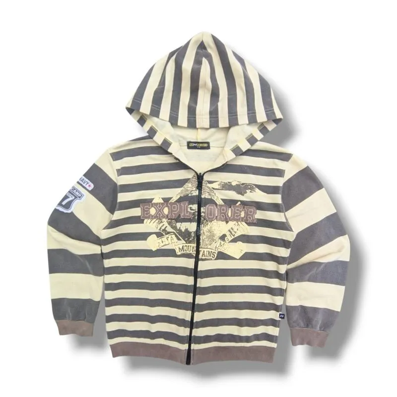 Moon Eyes Grunge Zip Hoodie  photo 1
