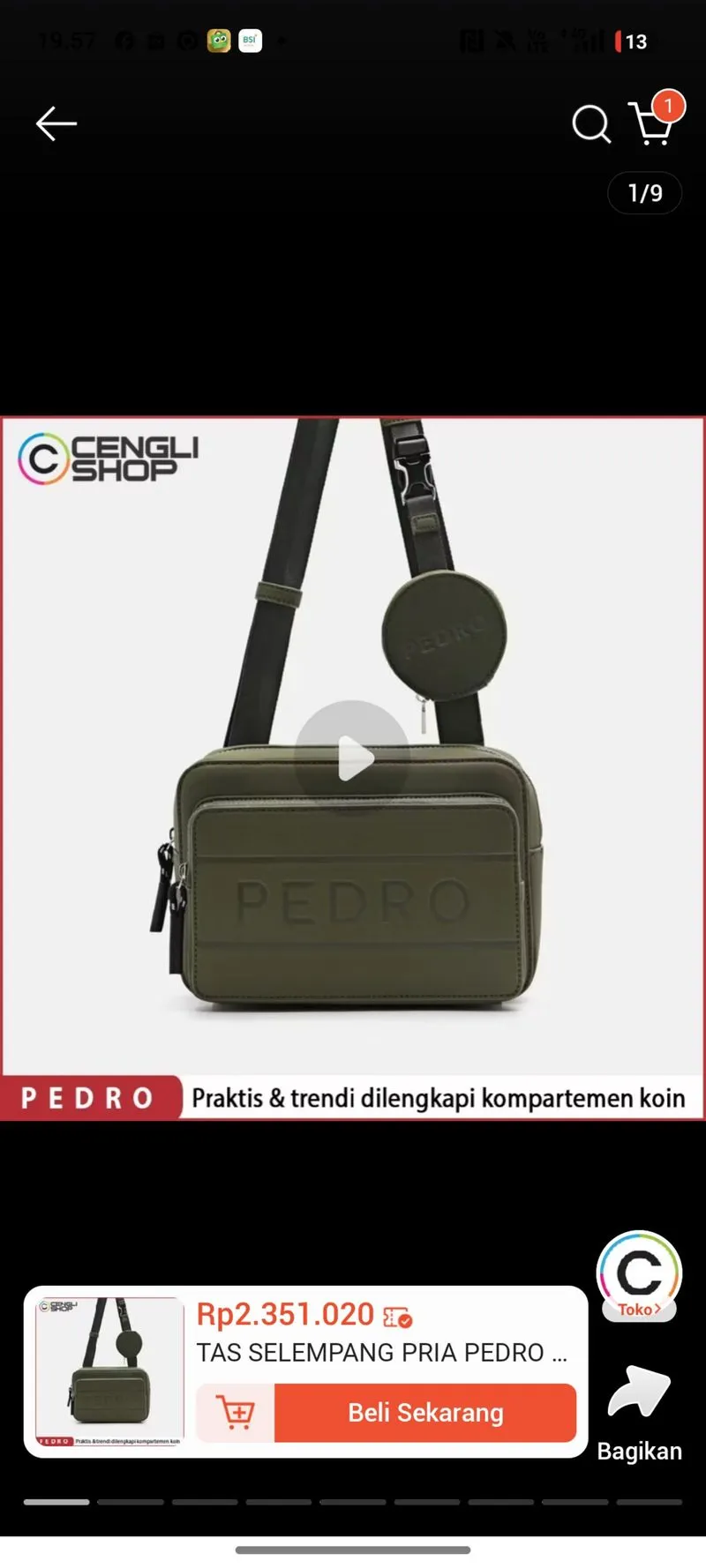 Pedro Camera Bag Authentic photo 1