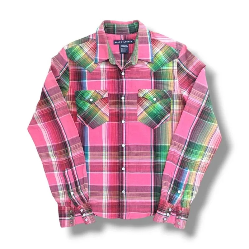 Ralph Lauren Plaid Western Shirt  photo 1