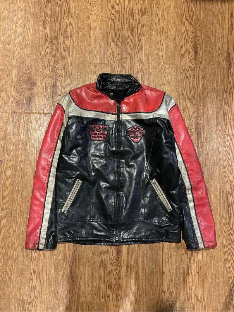 Leather Jacket Racing Rollink photo 1