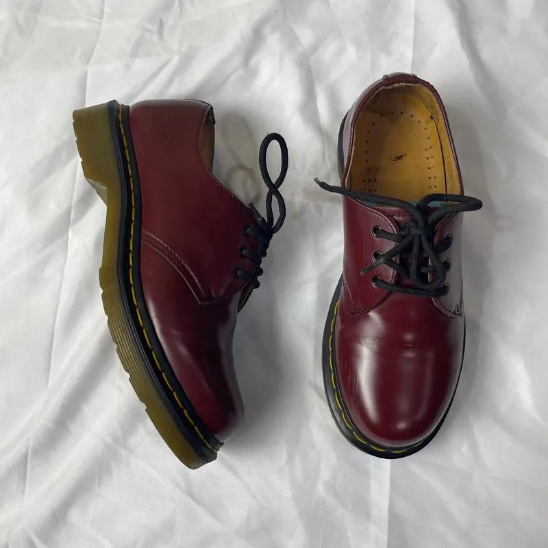 Dr martens 1461 red cherry authentic photo 1