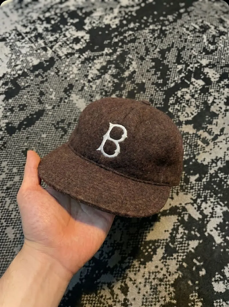 Ebbets Field Flannels Brown University 1959 Authentic Wool B photo 1