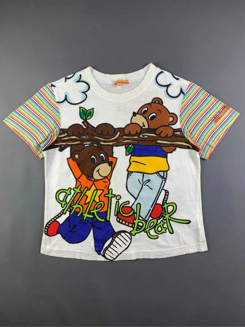 Castelbajac White Cute Bear Big Printed Baby Tee (S) photo 1