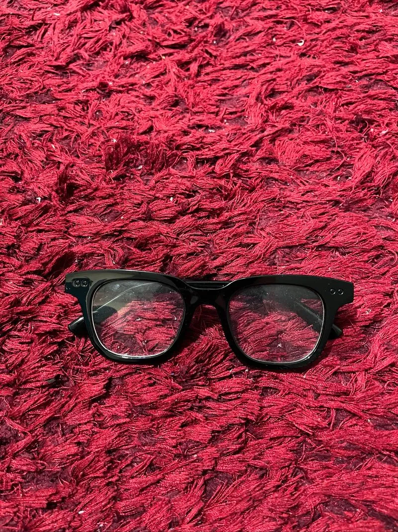 frame clear sunglasses black photo 1