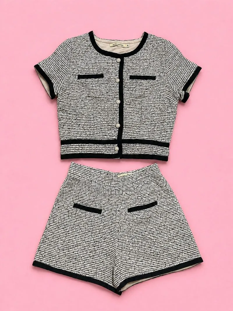 Setelan Cayra Couture Textured Tweed One Set photo 1