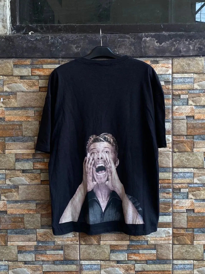 [Termurah] IH NOM UH NIT X David Bowie Distressed Black photo 1