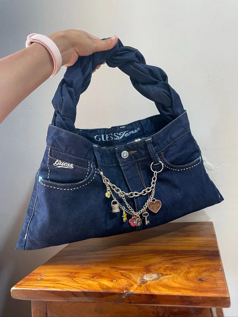 REWORKED BAG FROM ORIGINAL GUESS JEANS  photo 1
