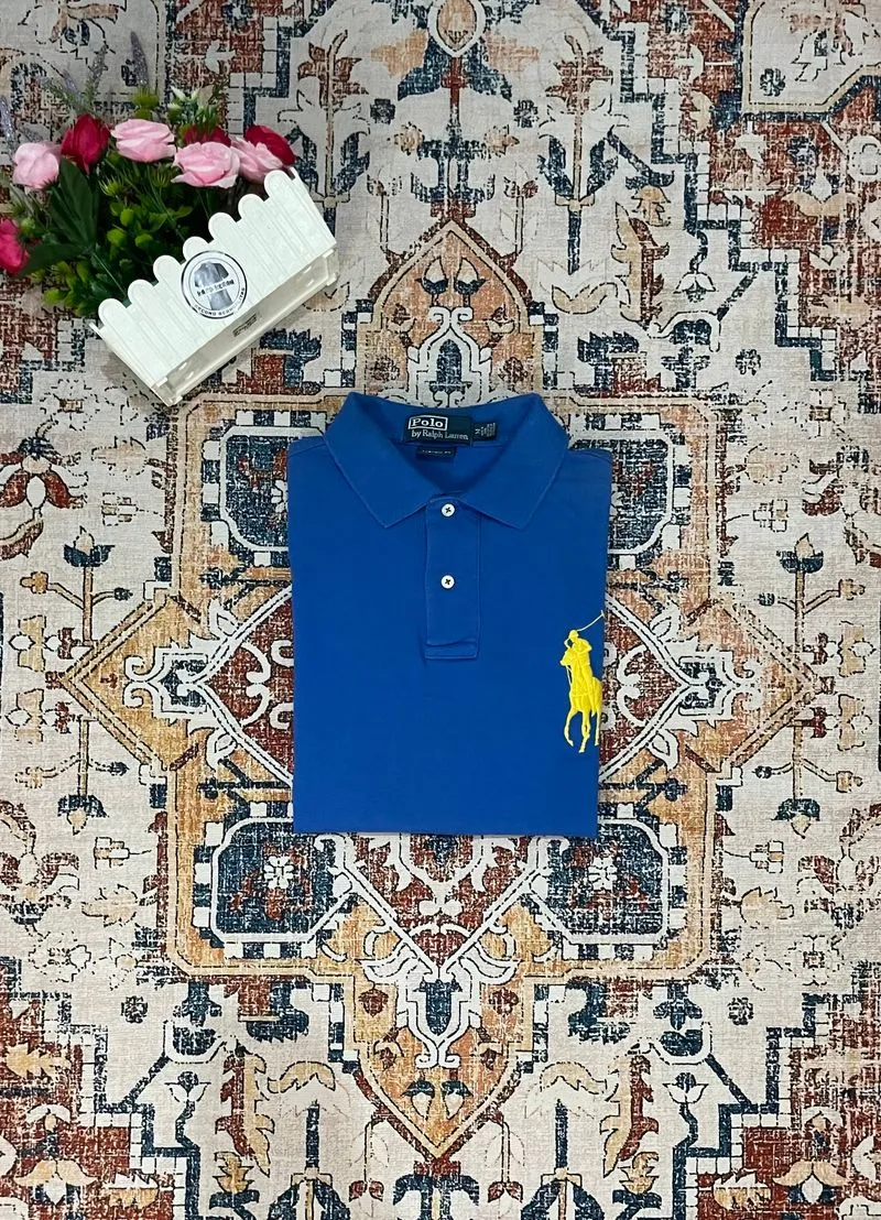 Polo Ralph Lauren Casual Polo shirt Pria blue photo 1