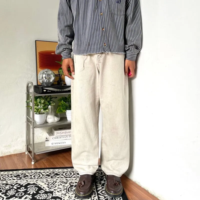 2000’s Baggy sun fade grey Japanesse photo 1