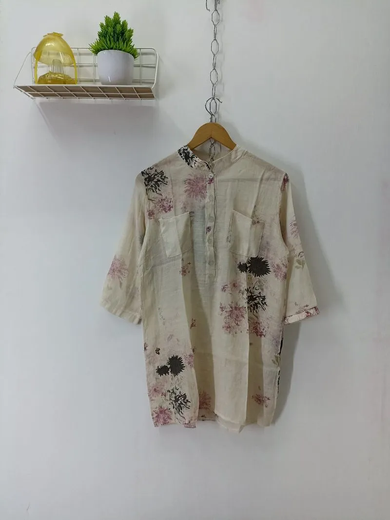 KEMEJA BUNGA BUNGA KOREAN BRAND photo 1