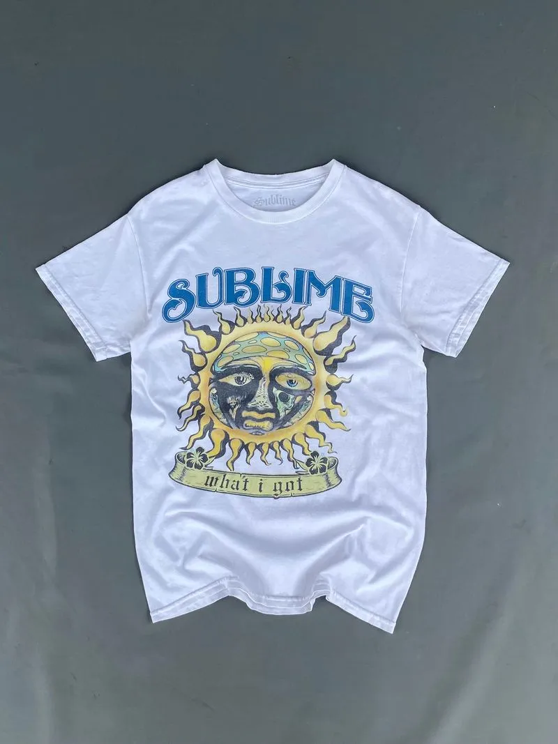 Sublime Vintage T-shirt Pria white photo 1