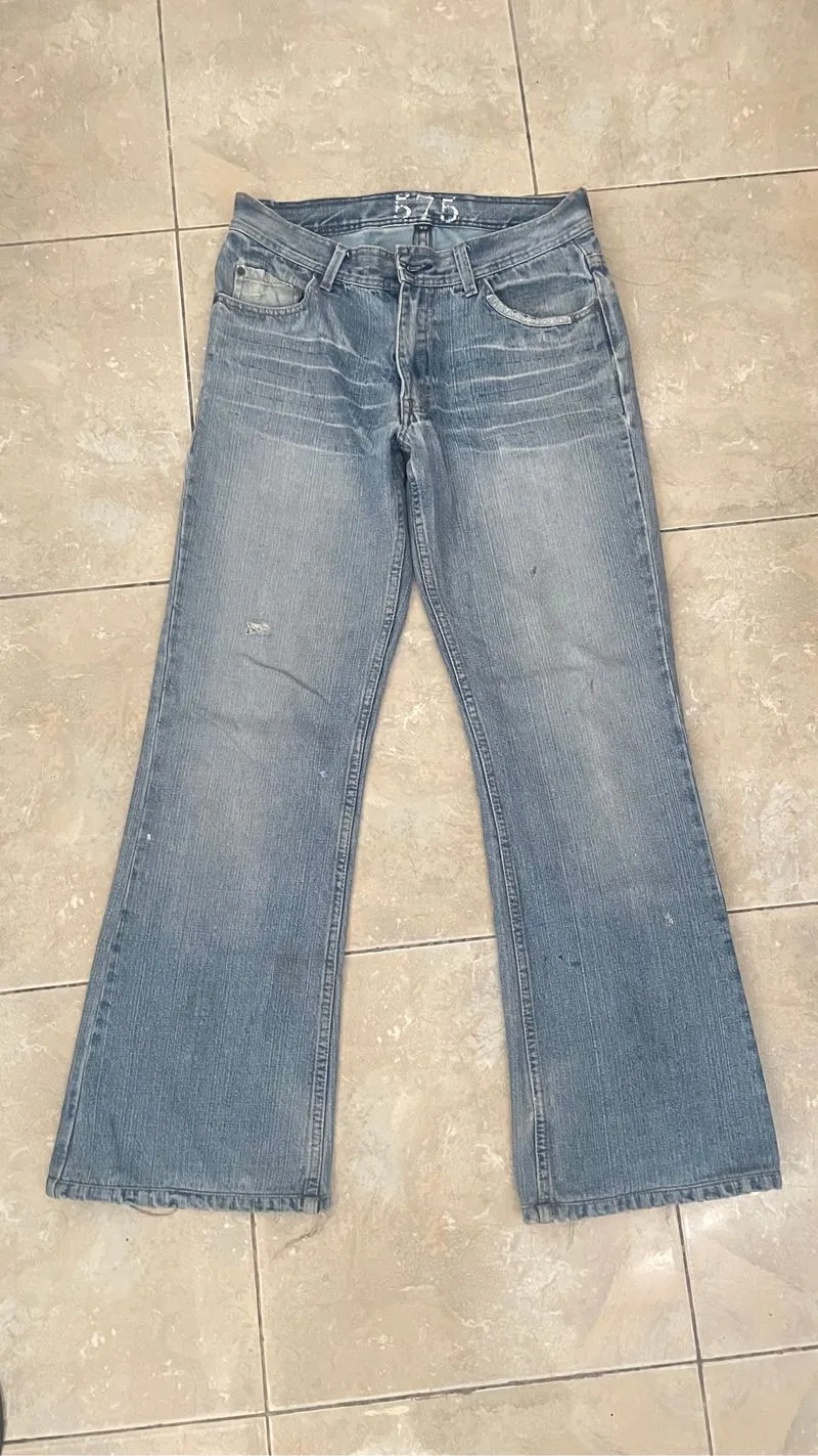 vintage jeans sky blue photo 1