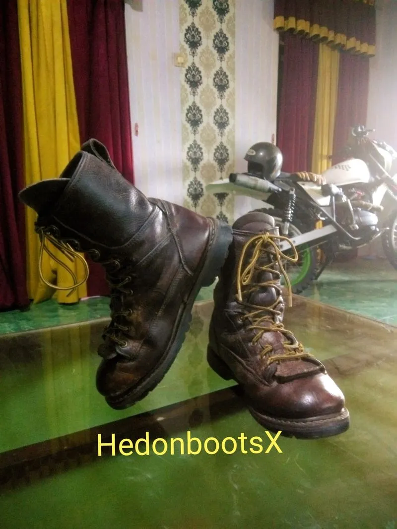 Vintage Georgia 8-inch Brown Logger Boots photo 1