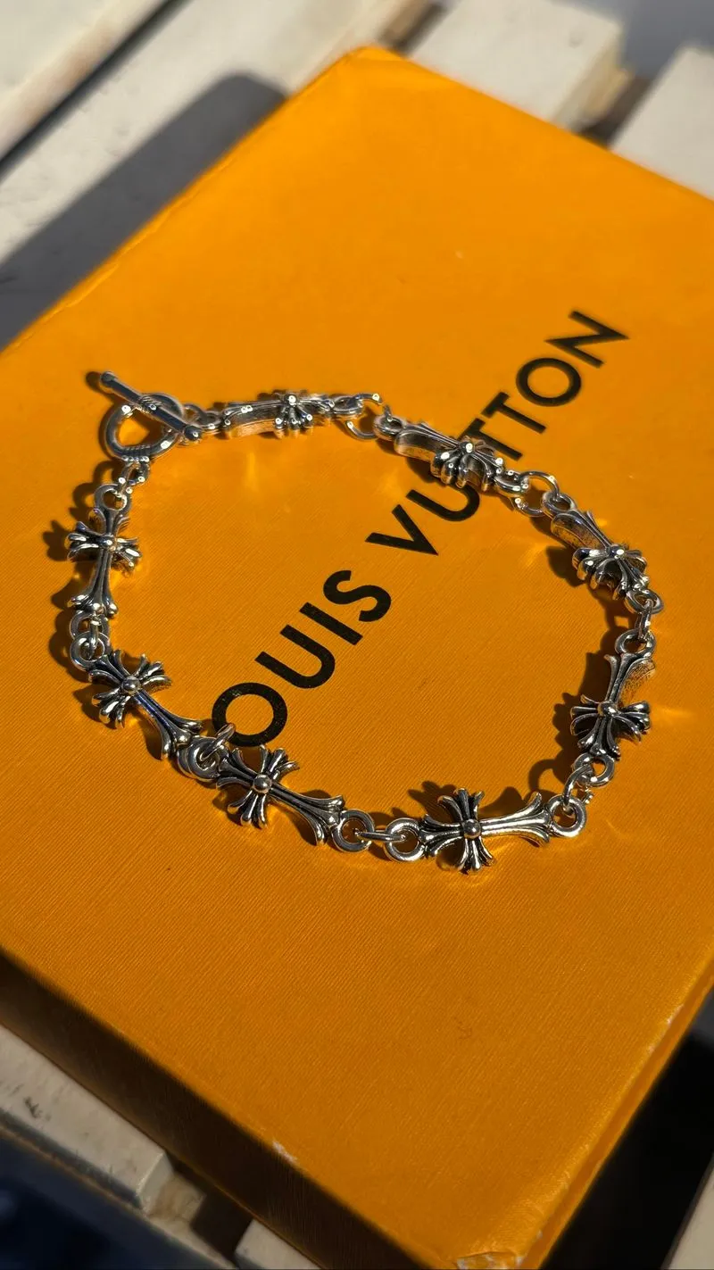 Bracelet chrome heart ch photo 1
