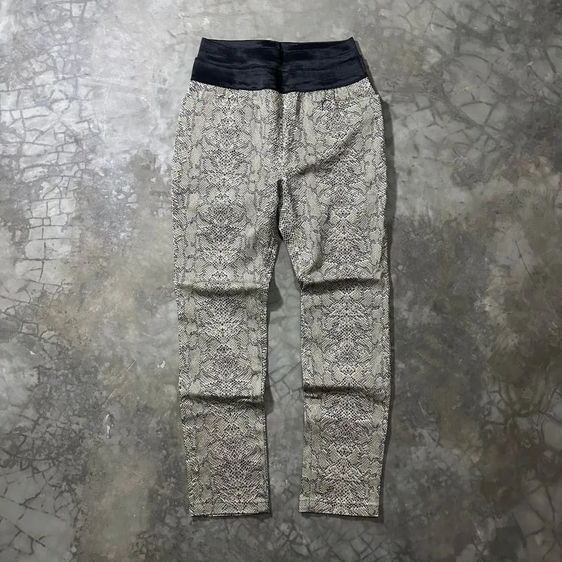 SNAKESKIN PYTHON LEGGINGS YOHJIYAMAMOTO STYLE photo 1