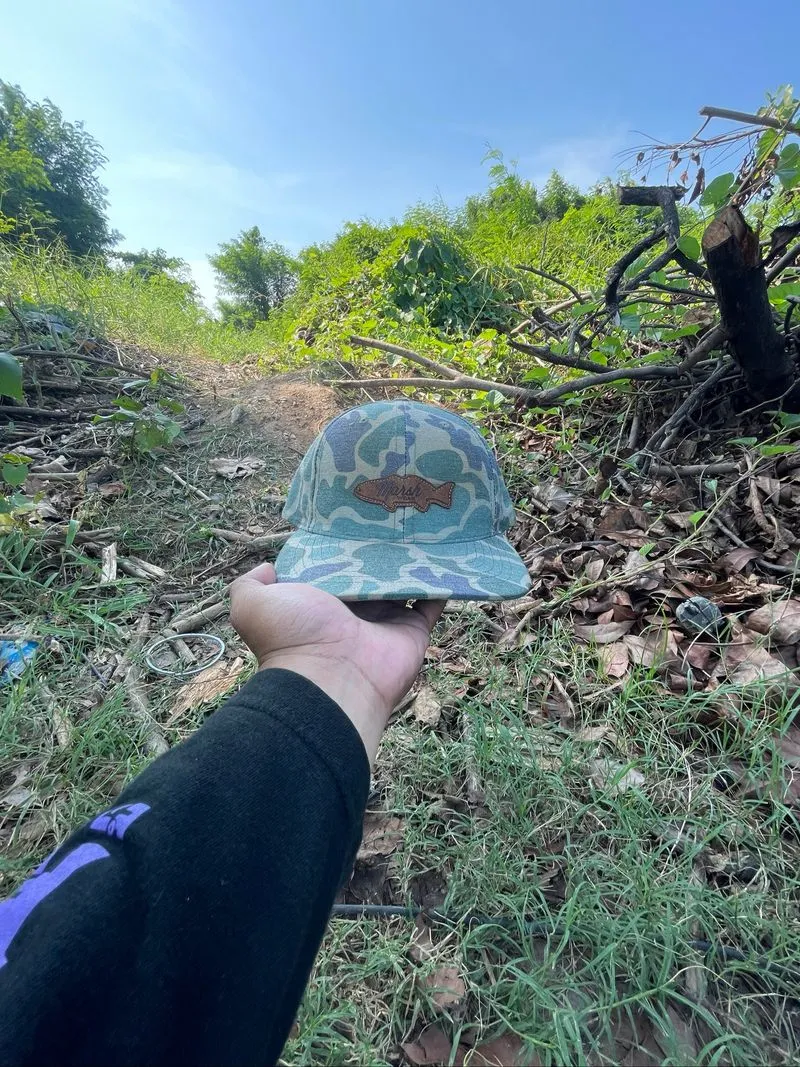 TOPI SNAPBACK CAMO LOGO IKAN/FISH BPS photo 1