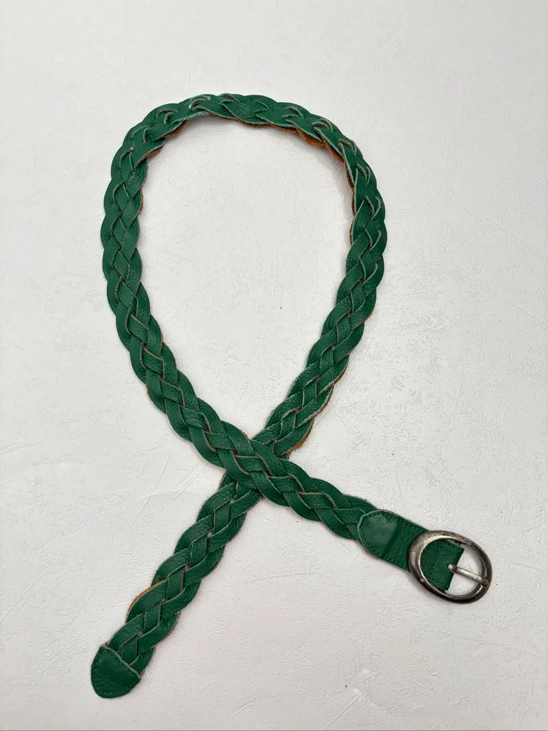 The greeny braided belt photo 1