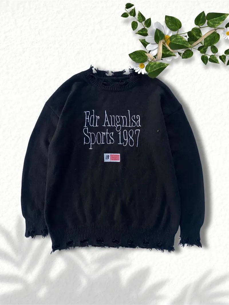 Knit Motif Style Robek photo 1