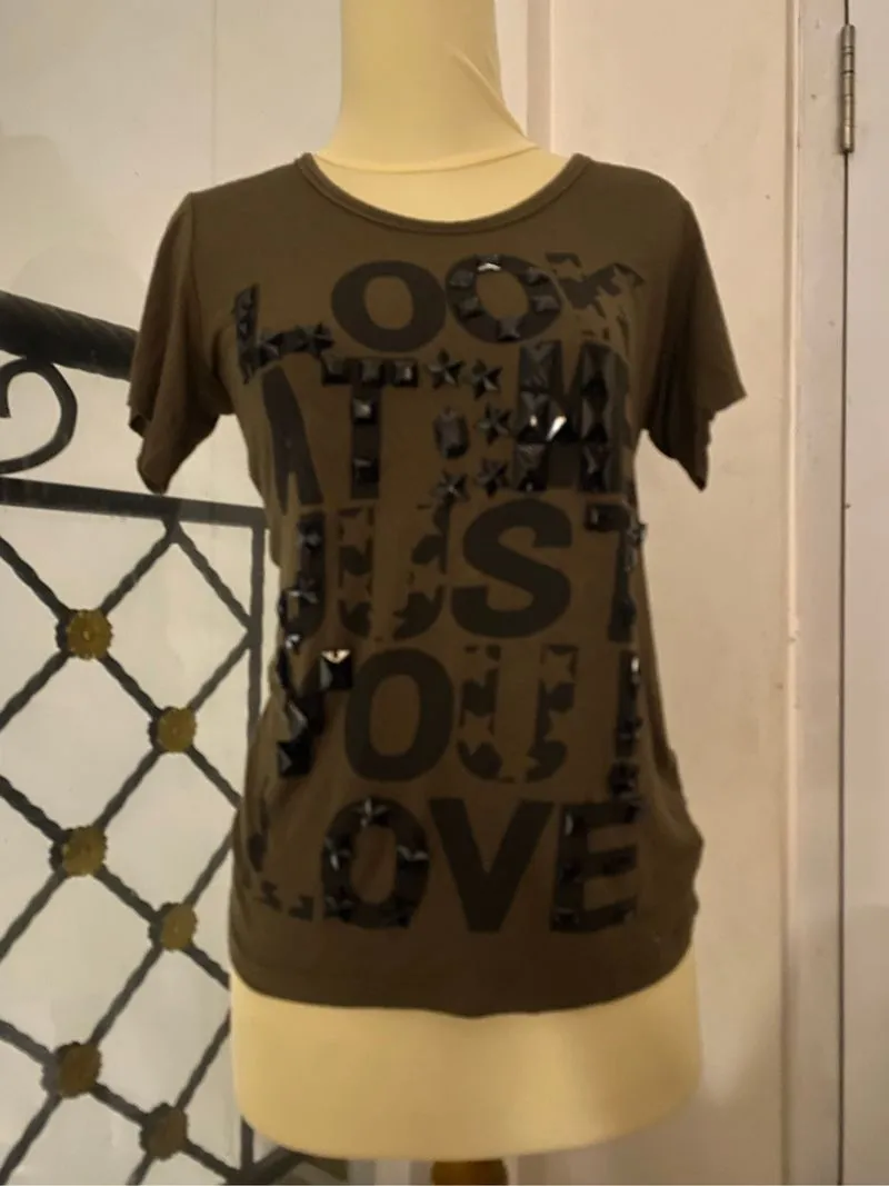 Short Sleeve Stud Accessory Tshirt photo 1