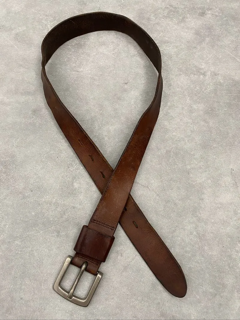 Vintage Giordano leather belt photo 1