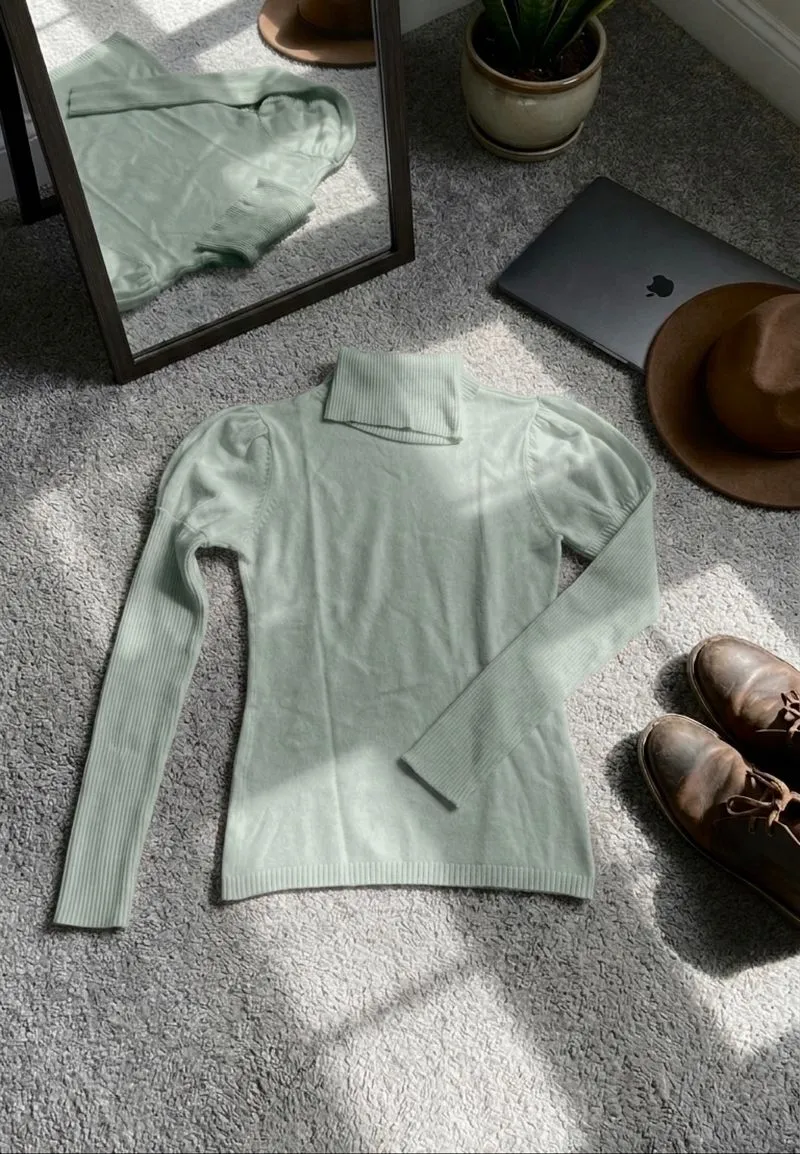 Atasan Rajut Turtleneck photo 1