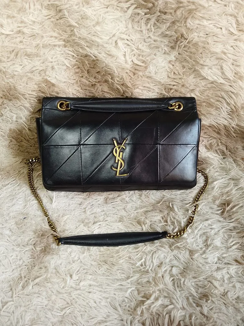 Saint Laurent Jamie 4.3 small shoulder bag lambskin hitam photo 1