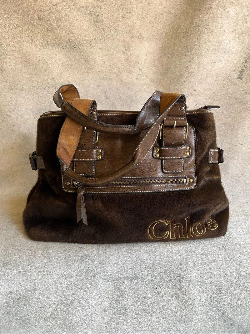 Y2k Chloe Brown Hand Bag photo 1
