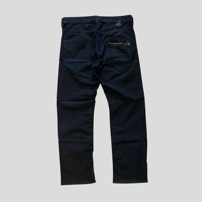 Jhonbull japanese brand denim jeans black photo 1