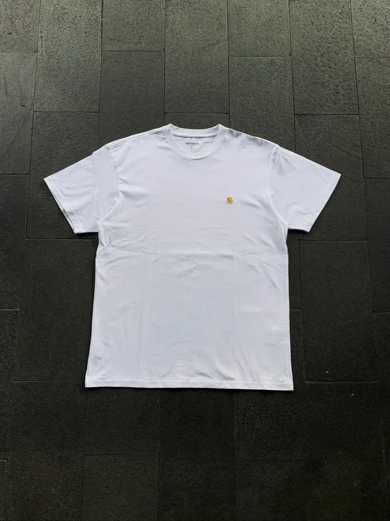 CARHARTT WIP SMALL LOGO EMBROIDERY TEE photo 1