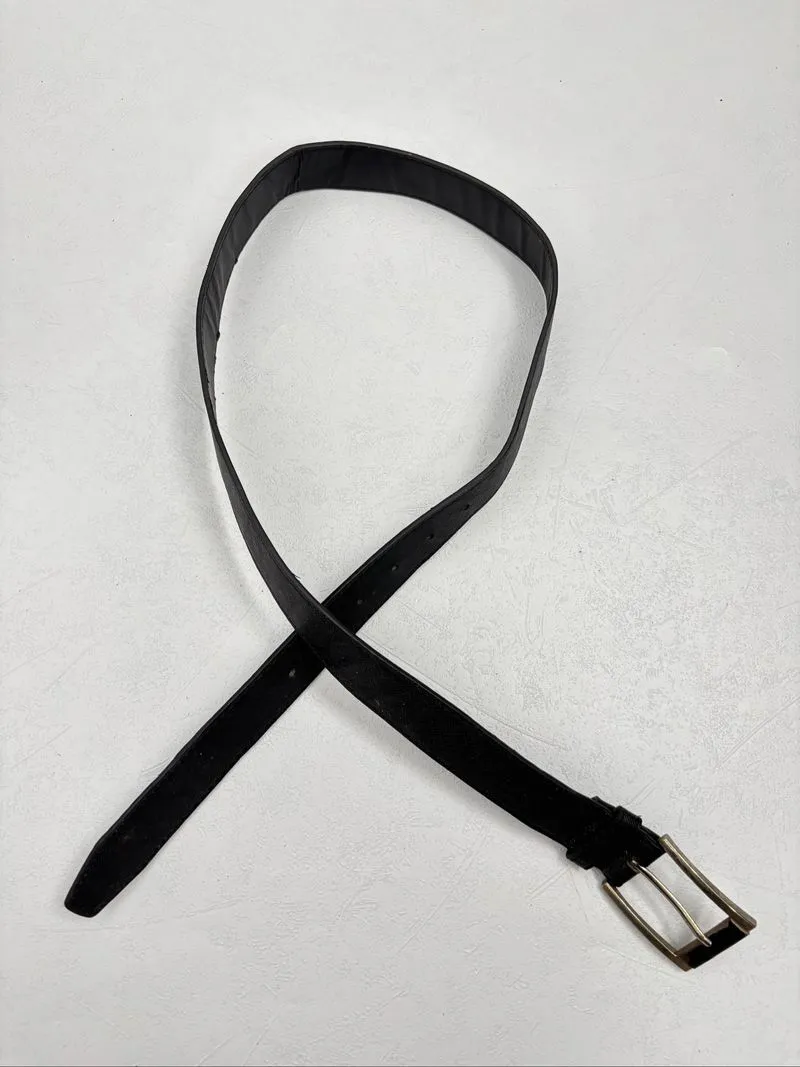 Leather black blet photo 1
