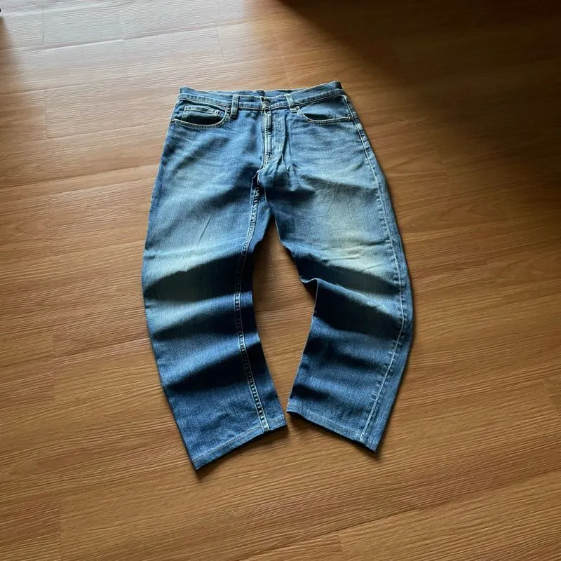 Celanapanjang tappered blue jeans photo 1
