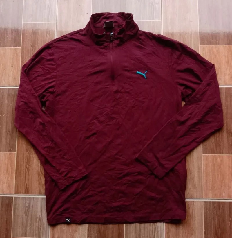 Puma Casual T-shirt Pria burgundy photo 1