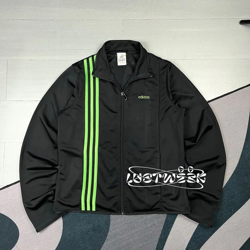 Adidas Stripes Green Tracktop Jacket photo 1