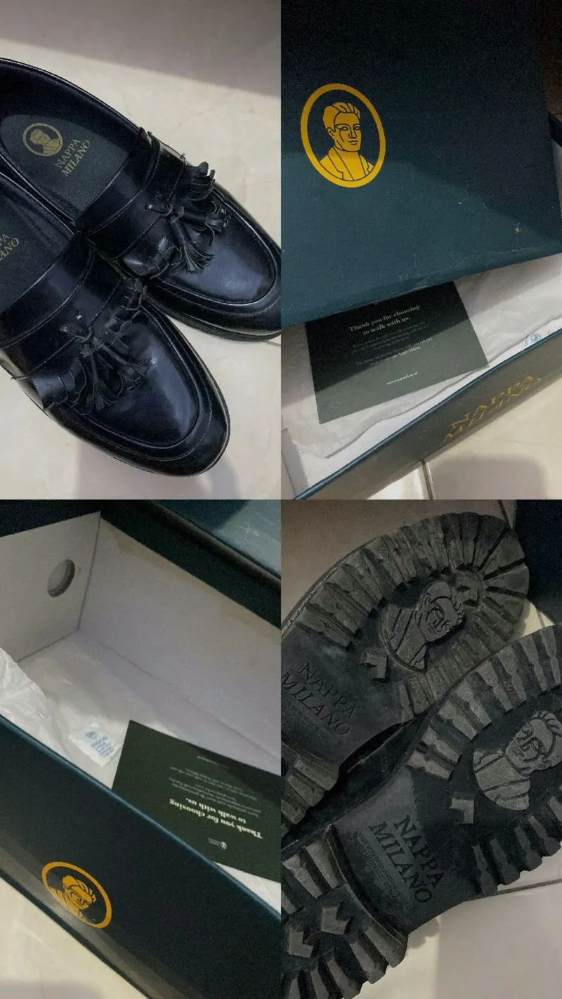 PAM TASSEL BLACK NAPPA MILANO ORI photo 1