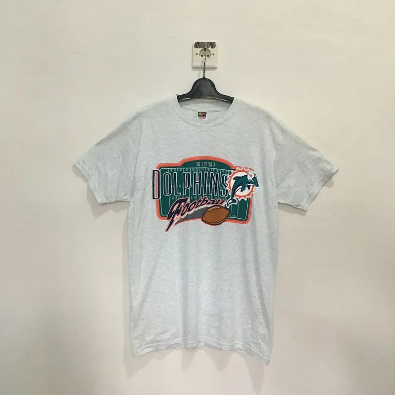 90s miami dolphin nfl tee photo 1