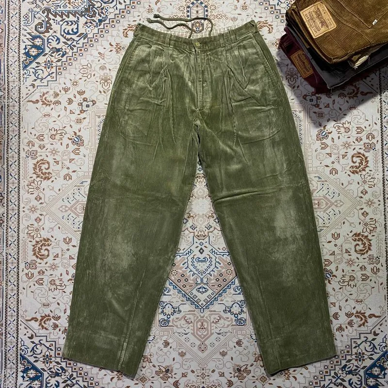Streetwear Y2K Casual pants Pria green photo 1