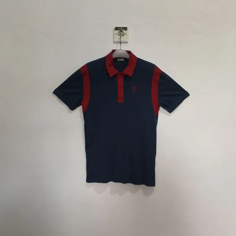 hysteric glamour polo shirt 2tone color photo 1