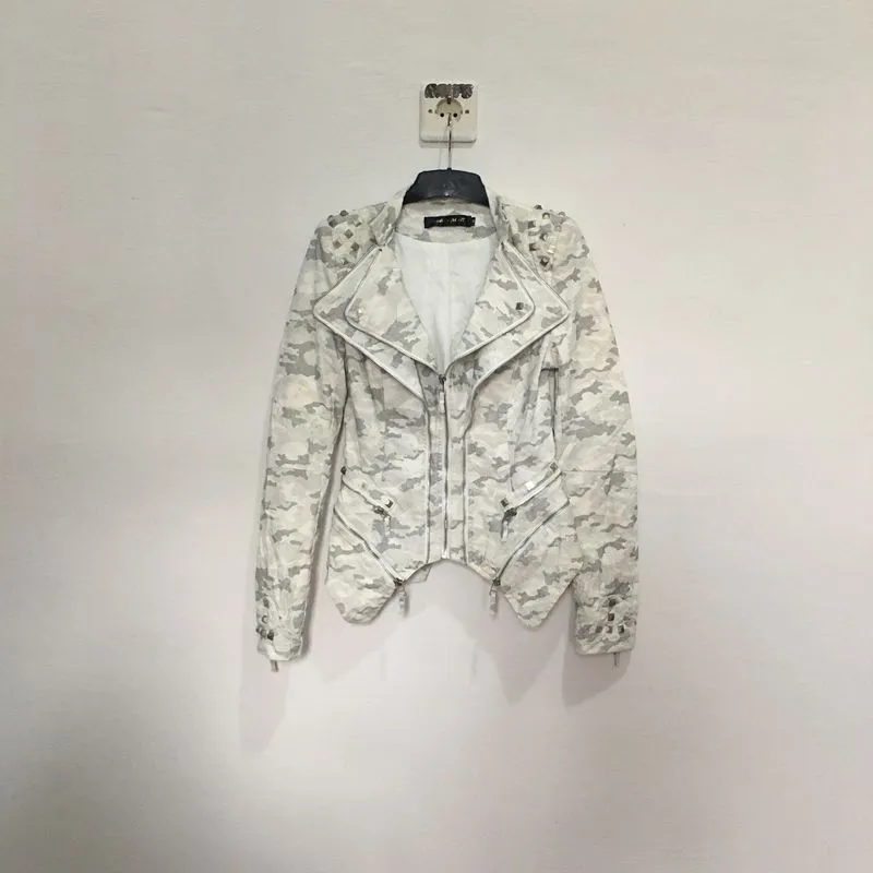 biker denim jacket y2k/punk/goth/grunge/indie/emo photo 1